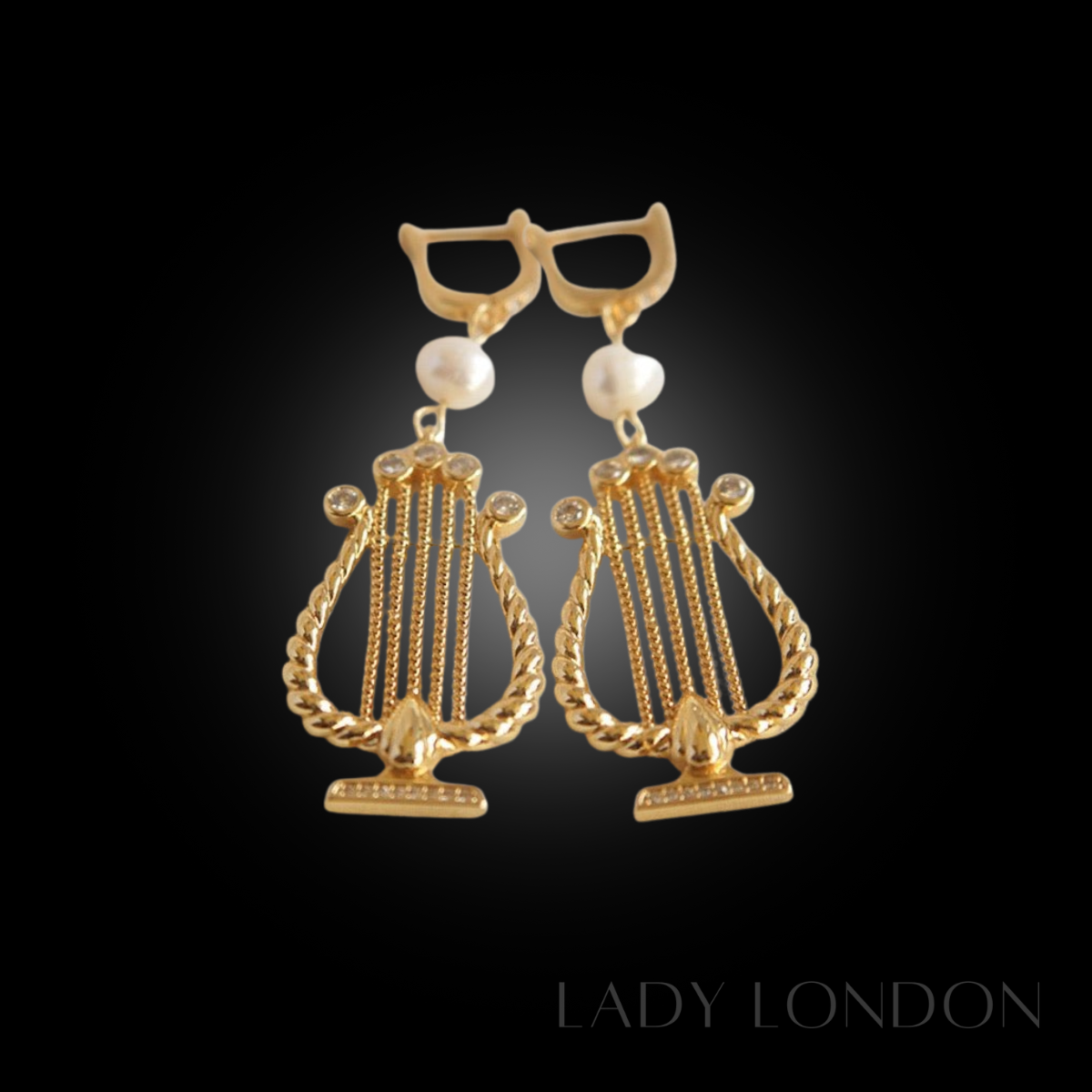 CiCi'De Jewelery Harp oorhangers